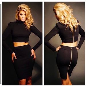 WantMyLook 'Felicity Zipper Set'